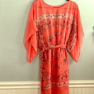 Dark peach printed BCBG MaxAzria Size S. (6)